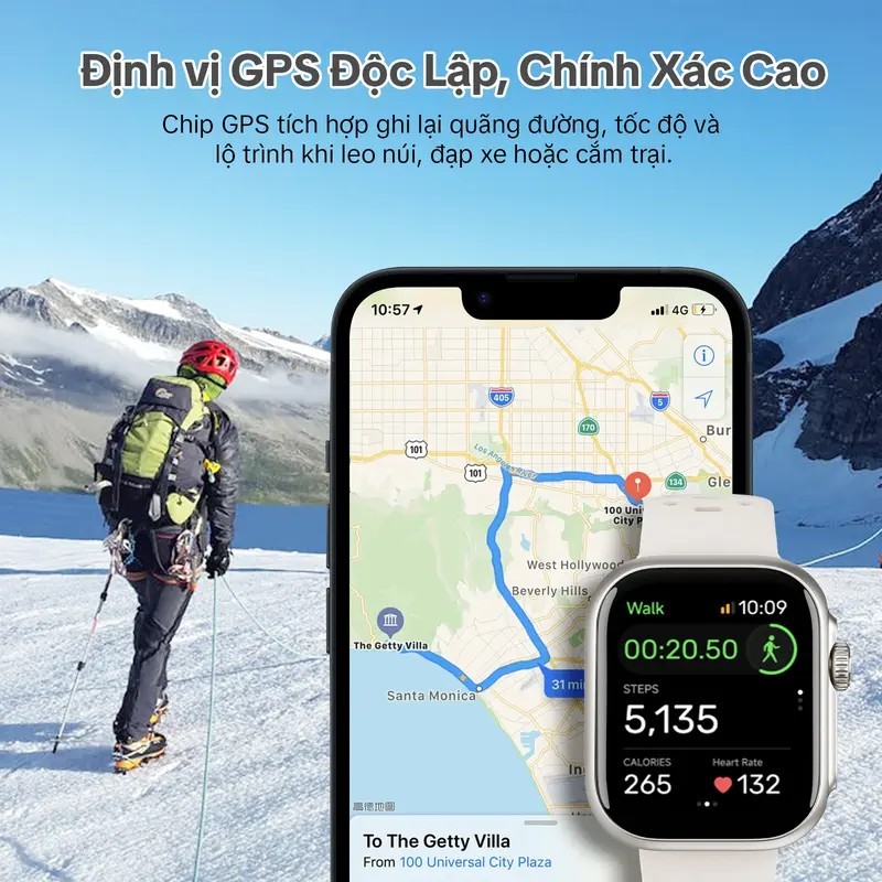 Đồng hồ thông minh GOOJODOQ có GPS, trợ lý giọng nói Alexa, khả năng chống nước 3ATM (an toàn khi bơi), theo dõi đồng hồ thể thao, gọi điện qua Bluetooth và hơn 100 chế độ thể thao. | BigBuy360 - bigbuy360.vn