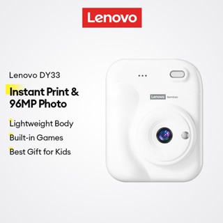 Máy ảnh in tức thì Lenovo DY33 và đồ chơi máy ảnh trẻ em với màn hình lớn 2,4 Inch và ảnh 96MP cộng với Video 1080P để làm quà tặng sinh nhật