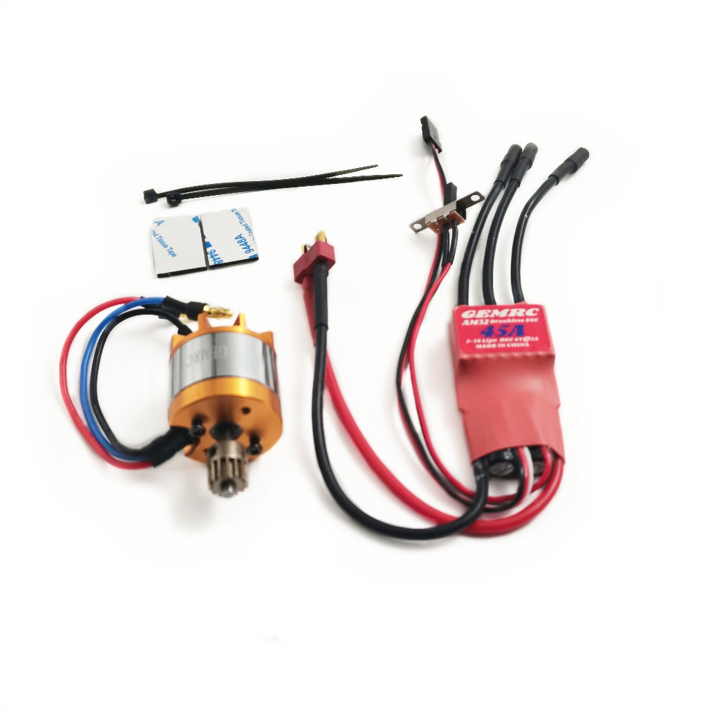 Mn128 mn86 động cơ outrunner không chổi than 2830 2800kv động cơ chải với 45A AM32 không chổi than e