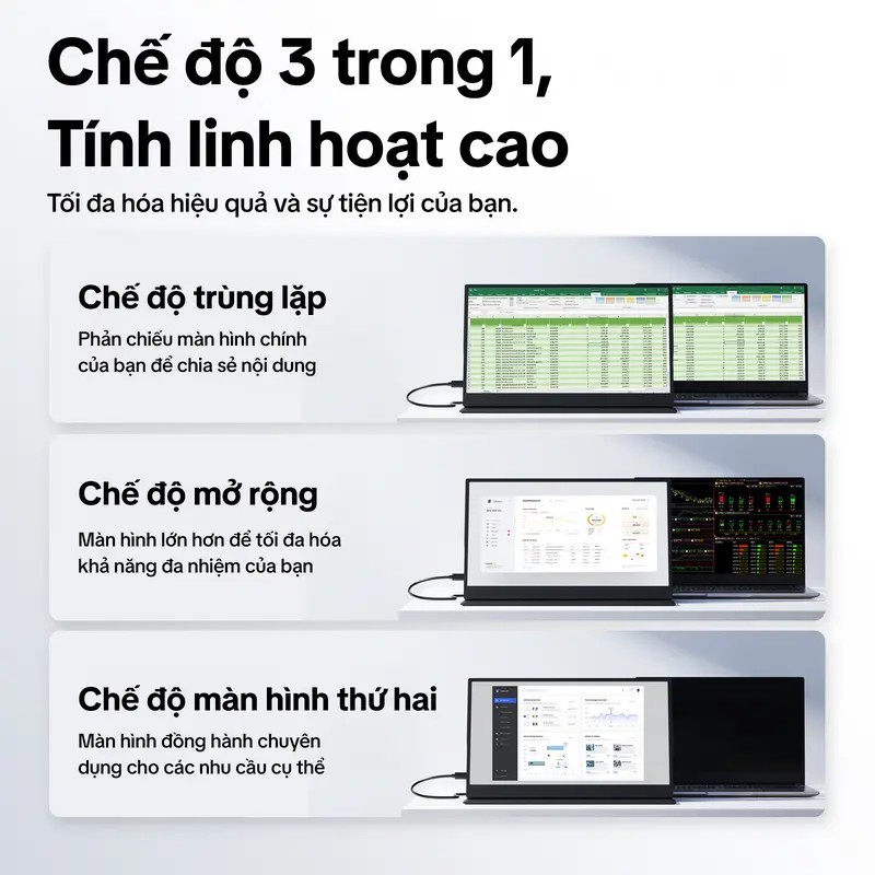 【bảo hành một năm】GOOJODOQ Màn Hình Máy Tính Giá đỡ màn hình mở rộng  cho PC Android Switch Macbook HDMI PS4 điện thoại laptop | BigBuy360 - bigbuy360.vn
