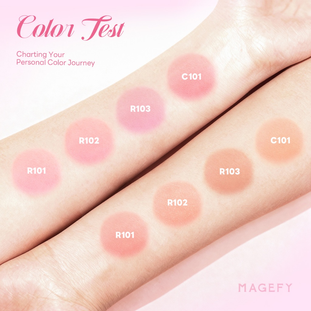 MAGEFY Bột Blush Đơn Sắc Chống Thấm Nước Lâu Dài Đĩa Đào Cam Mềm Sương Mờ Tự Nhiên Blush MF-F05 | BigBuy360 - bigbuy360.vn