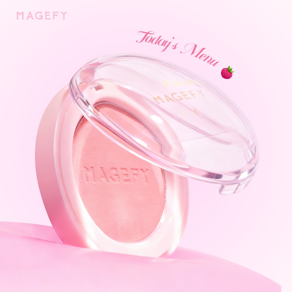 MAGEFY Bột Blush Đơn Sắc Chống Thấm Nước Lâu Dài Đĩa Đào Cam Mềm Sương Mờ Tự Nhiên Blush MF-F05 | BigBuy360 - bigbuy360.vn