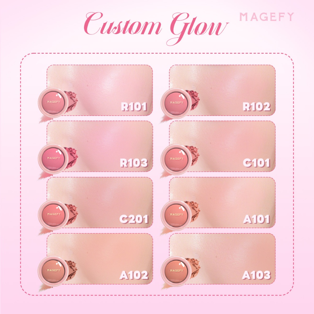 MAGEFY Bột Blush Đơn Sắc Chống Thấm Nước Lâu Dài Đĩa Đào Cam Mềm Sương Mờ Tự Nhiên Blush MF-F05 | BigBuy360 - bigbuy360.vn