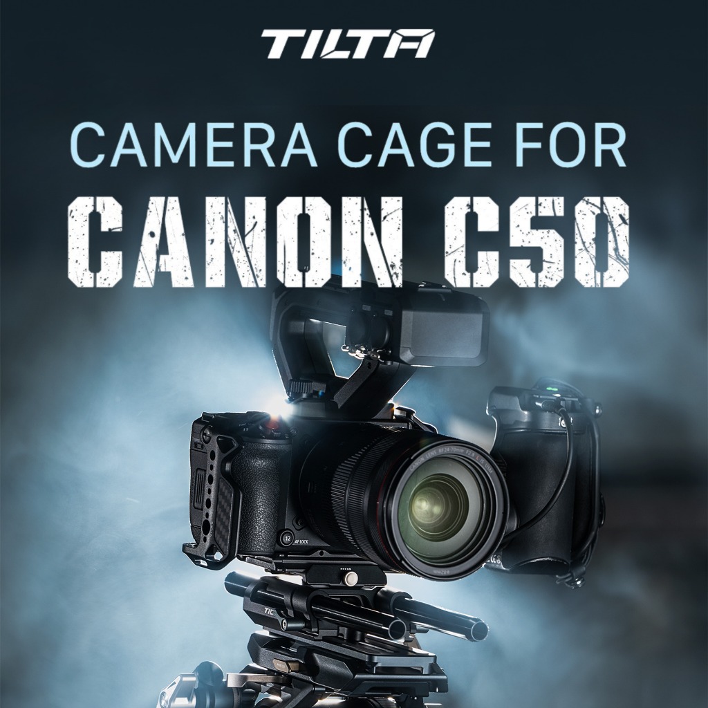 Bộ lồng máy ảnh TILTA Canon C50 Pro có tay cầm tháo nhanh Phụ kiện mở rộng máy ảnh tấm đáy Arca