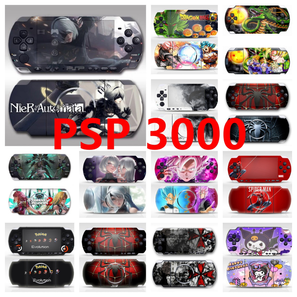 80 Màu Miếng Dán Da Tương Thích Với Sony PSP 3000 Vinyl Decal Trọn Bộ Bọc Phim Bảo Vệ Cho PlayStatio