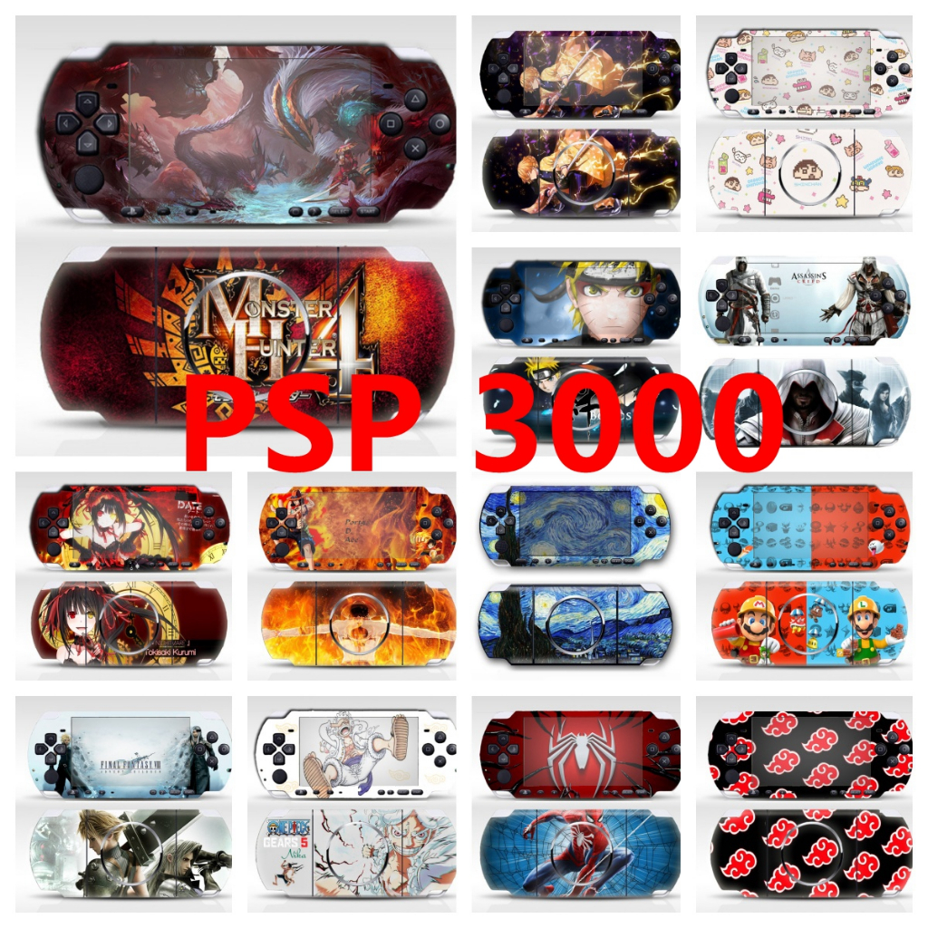 76 Màu Miếng Dán Da Tương Thích Với Sony PSP 3000 Vinyl Decal Trọn Bộ Bọc Phim Bảo Vệ Cho PlayStatio