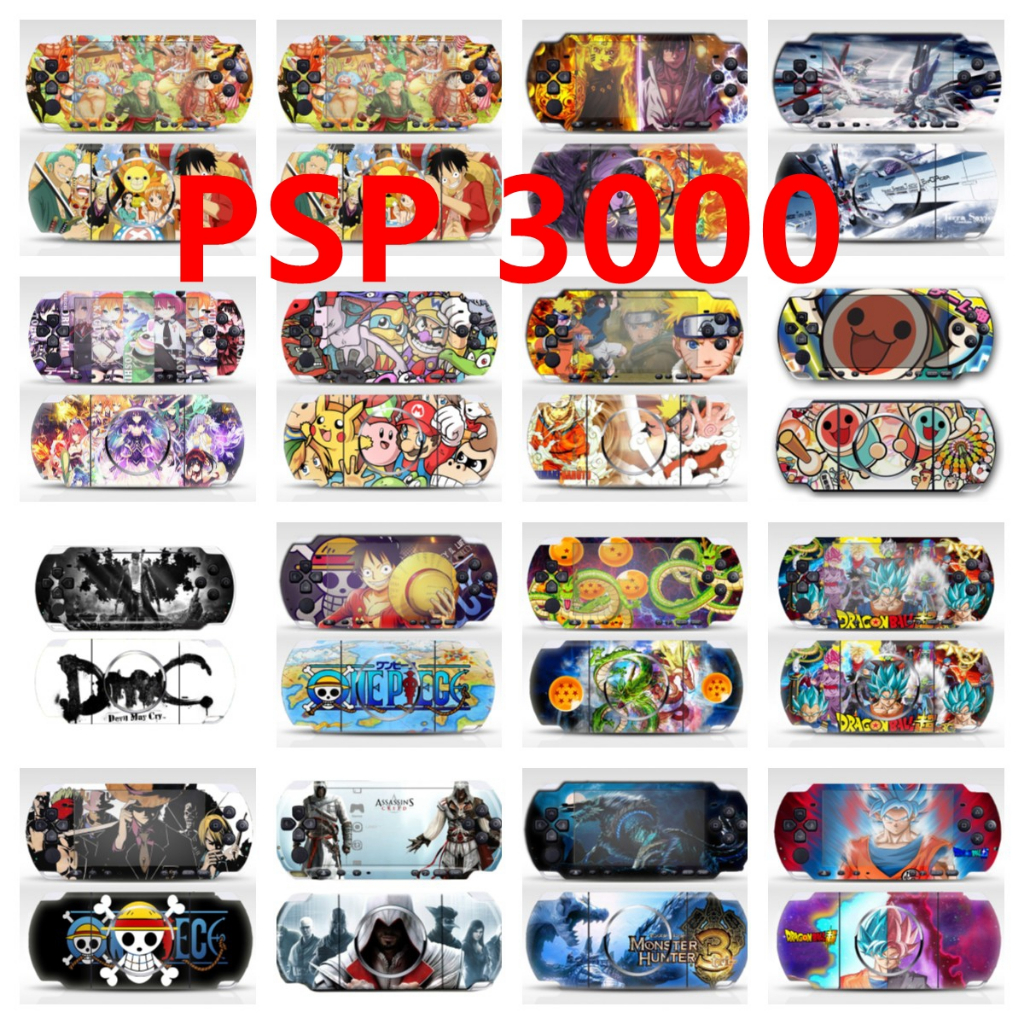 80 Màu Miếng Dán Da Tương Thích Với Sony PSP 3000 Vinyl Decal Trọn Bộ Bọc Phim Bảo Vệ Cho PlayStatio