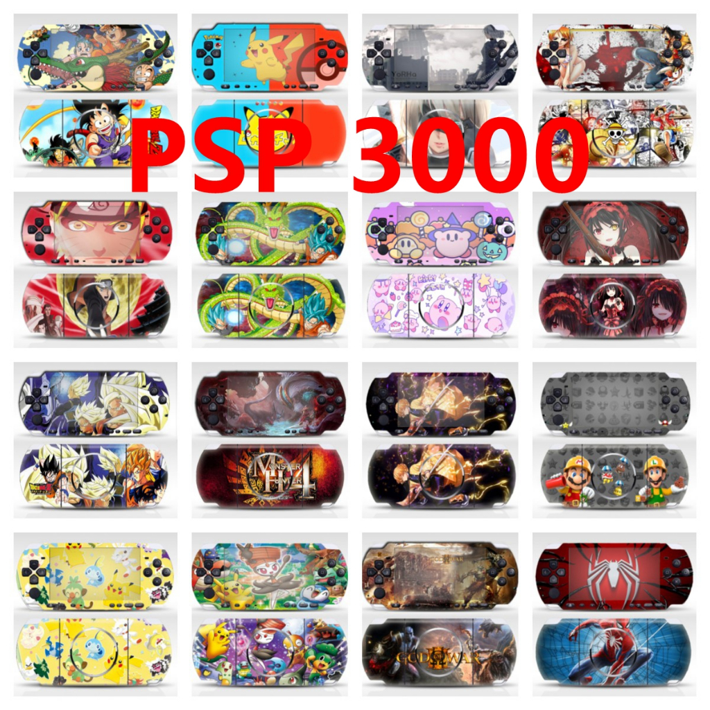76 Màu Miếng Dán Da Tương Thích Với Sony PSP 3000 Vinyl Decal Trọn Bộ Bọc Phim Bảo Vệ Cho PlayStatio