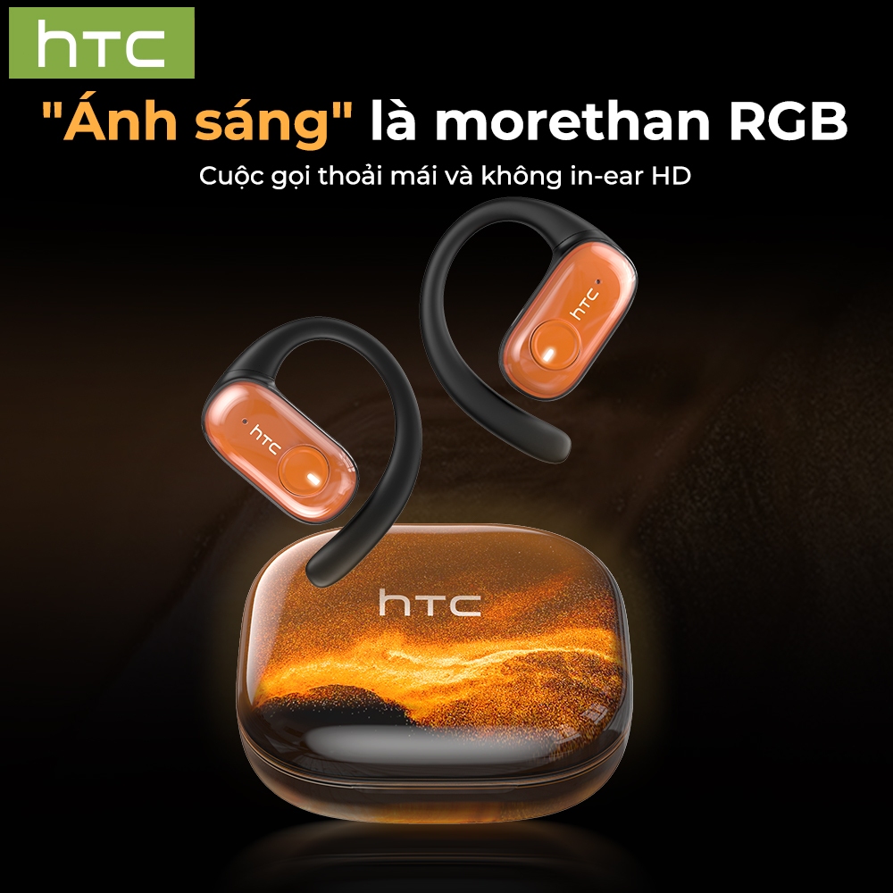 HTC NE10 Tai nghe dịch AI Tai nghe không dây siêu nhẹ Tai nghe Bluetooth 5.4 Tai nghe phát sáng Âm thanh nổi Có micro Âm nhạc HiFi Chống nước IPX5 Tai nghe thể thao | BigBuy360 - bigbuy360.vn