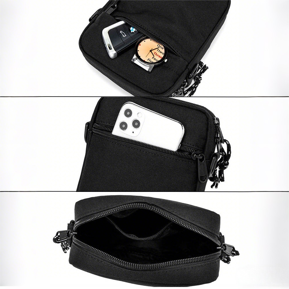 Túi chéo nam mini phong cách công sở  chất liệu Oxford bền đẹp thiết kế đơn giản nhẹ nhàng | BigBuy360 - bigbuy360.vn