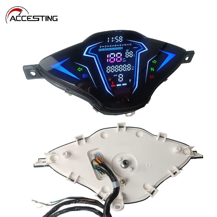 Đồng hồ tốc độ kỹ thuật số / đồng hồ tốc độ điện tử cho xe máy, tương thích với Honda FUTURE WAVE 12