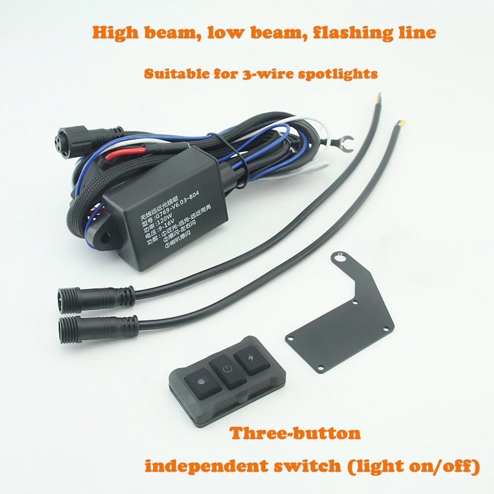 Đèn nháy xe đạp EKLEVA Flash Sale 3 dây không dây/Chùm sáng/Chùm sáng tự động nháy |/Bảo vệ điện áp 