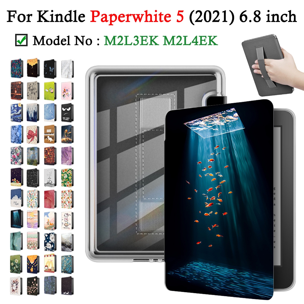 Dành cho Kindle Paperwhite 5 (Thế hệ thứ 11) 6.8 '' 2021 Vỏ đọc điện tử cầm tay M2L3EK M2L4EK Acryli