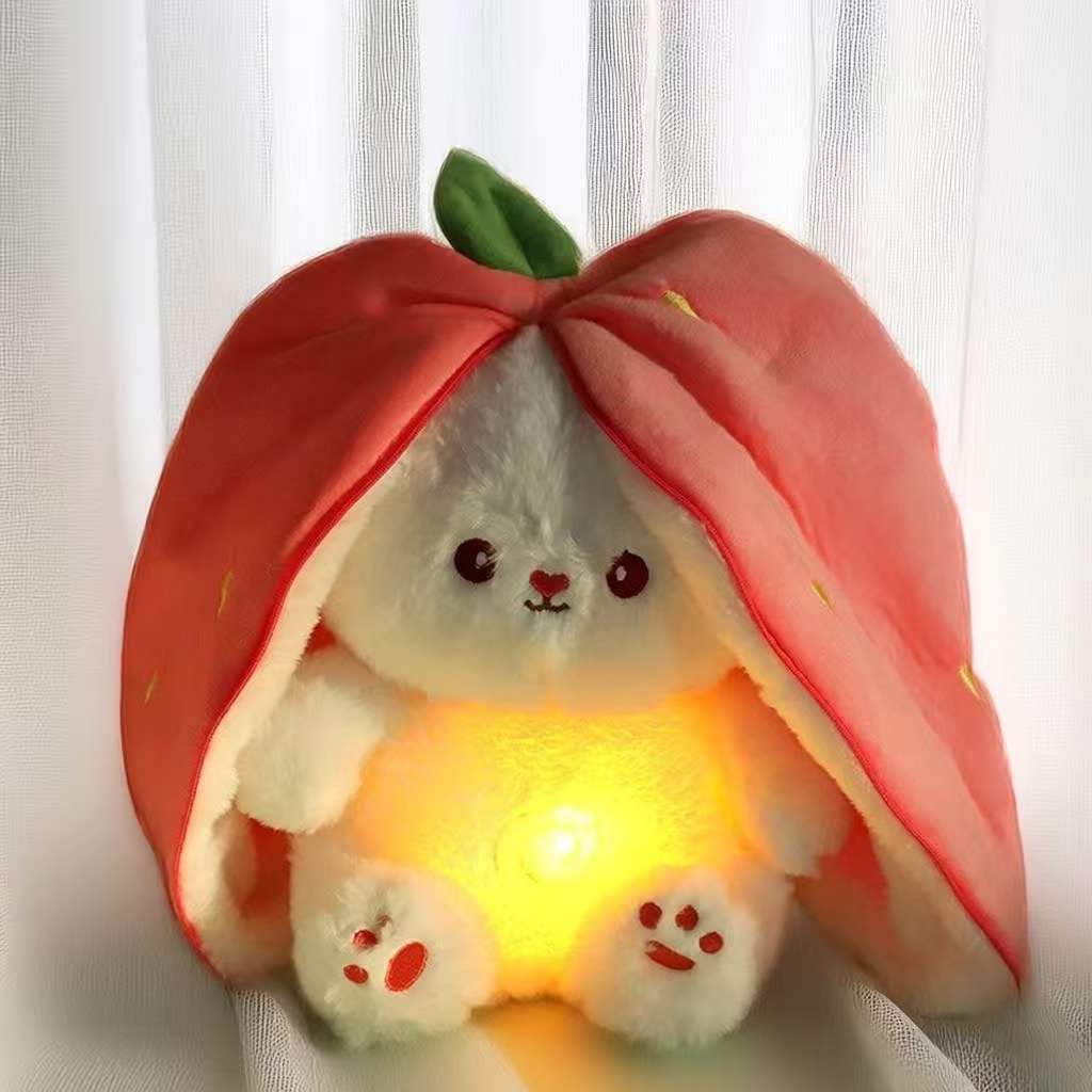 Thở Dâu Củ Cải Thỏ Biến Hình Dễ Thương Thỏ Thở Otter Gấu Bông Thở Sinh Nhật Trẻ Em Và Bạn Gái Giáng 