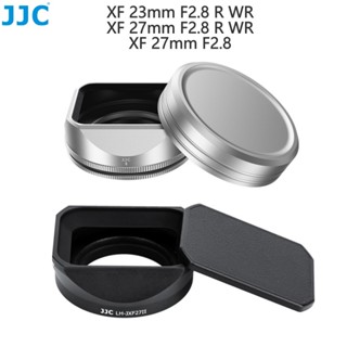  JJC Hood kim loại Cho XF 27mm F2.8 R WR & XF 23mm F2.8 R WR Máy ảnh Cap nắp nhôm bảo vệ lens Thay thế Fujifilm LH-XF27 Hood 39mm 