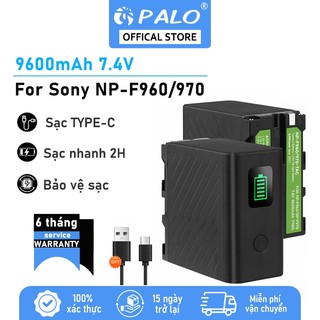 Pin máy ảnh PALO Sony NP-F960 / 970 Dung lượng 9600mAh
