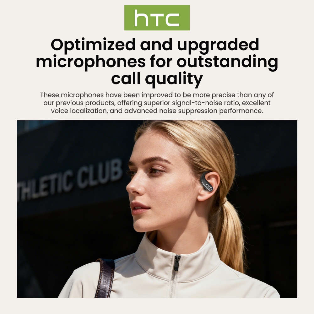 HTC NE61 Tai Nghe Phiên Dịch AI Dịch thuật thời gian thực Al Smart Bluetooth 6.0 Chống ồn Tai nghe Bluetooth đo nhịp tim Tai nghe không dây Màn hình cảm ứng LED Âm thanh nổi HiFi Tai nghe nhét tai không dây | BigBuy360 - bigbuy360.vn