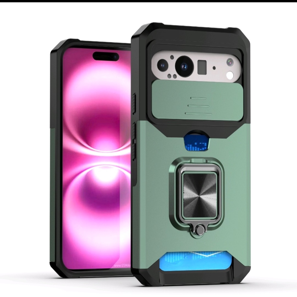 Nhẫn Đứng Đựng Thẻ Ốp Lưng Điện Thoại GOOGLE Pixel 6 7 8 9 10 5A 6A 7A 8A 9A PRO XLShockproof Case