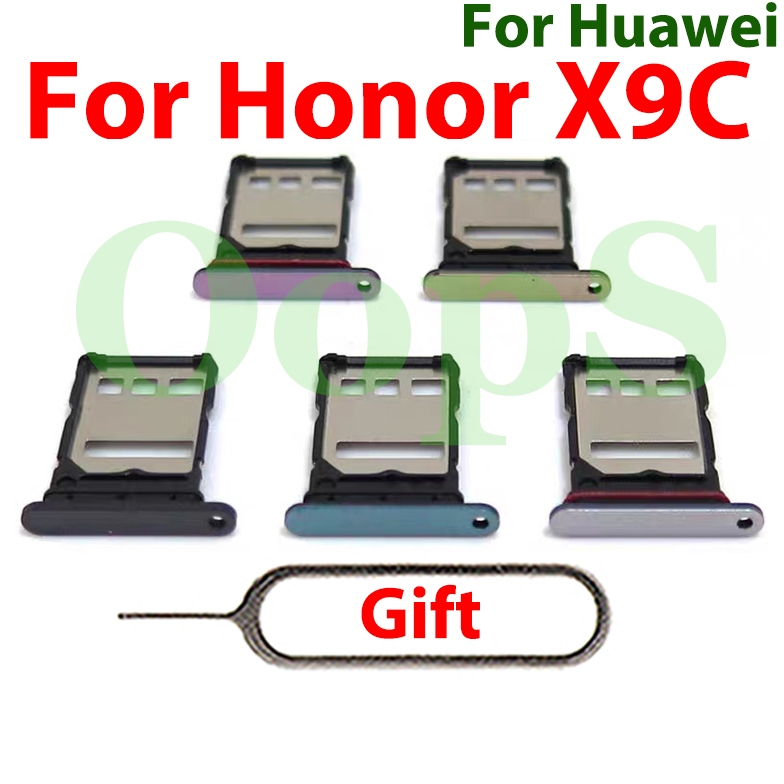 Khay Thẻ SIM Cho Honor X9C 5G Khe Cắm SIM Ổ Cắm Adapter Điện Thoại Di Động Phần BRP-NX1