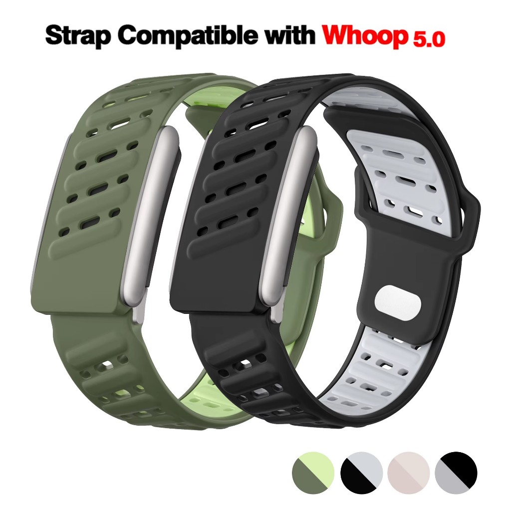 Dây Đeo Thể Thao Silicon Cho Whoop 5.0 Dây Đeo Đồng Hồ Cảm Ứng Mềm Tương Thích Với WHOOP5.0 One Peak