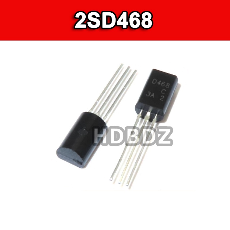 20 ~ 50 CÁI 2SD468 TO-92L D468 NPN IC Triode công suất thấp