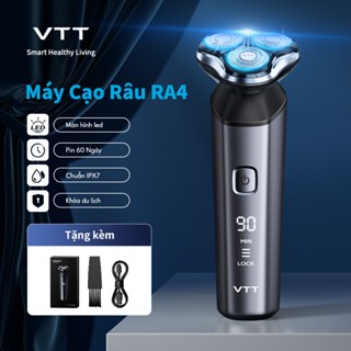 Máy Cạo Râu Điện VTT 3 Lưỡi 60 Ngày Buffalo Pin Loại C Sạc Nhanh IPX7 Quà Tặng Chống Thấm Nước Cho Nam