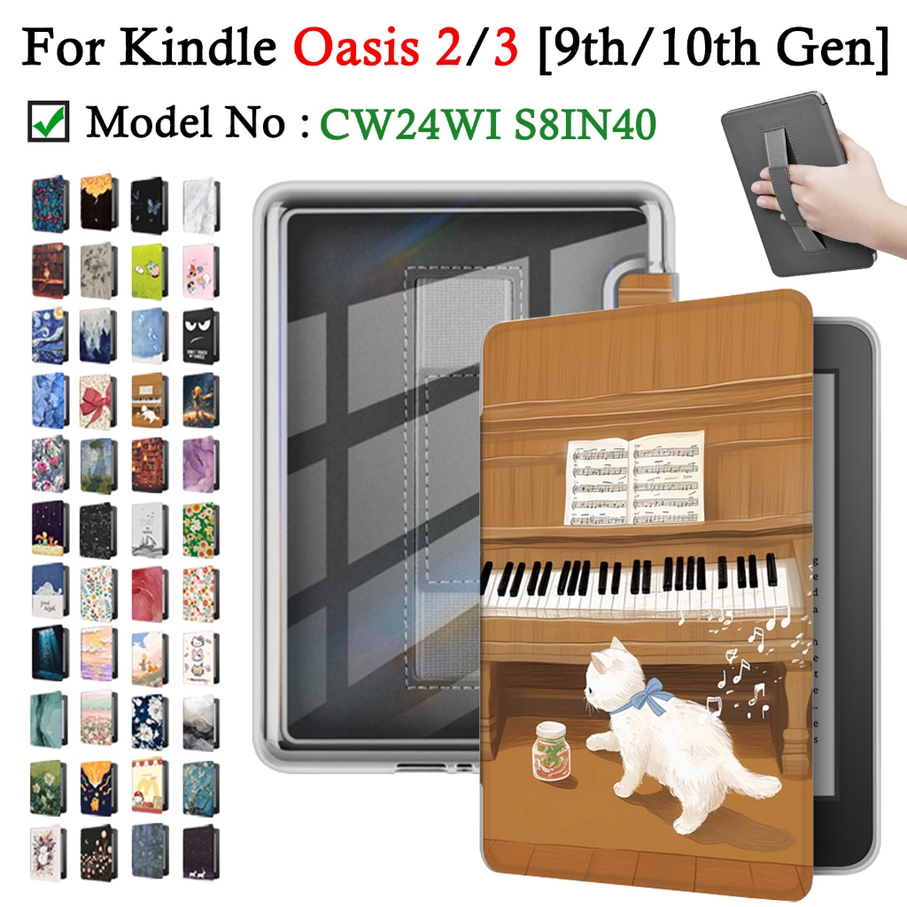 Dành Cho Kindle Oasis 9th 10th Gen 7 '' E-Reader Vỏ Cầm Tay Acrylic Trong Suốt Oasis 2 3 CW24WI S8IN