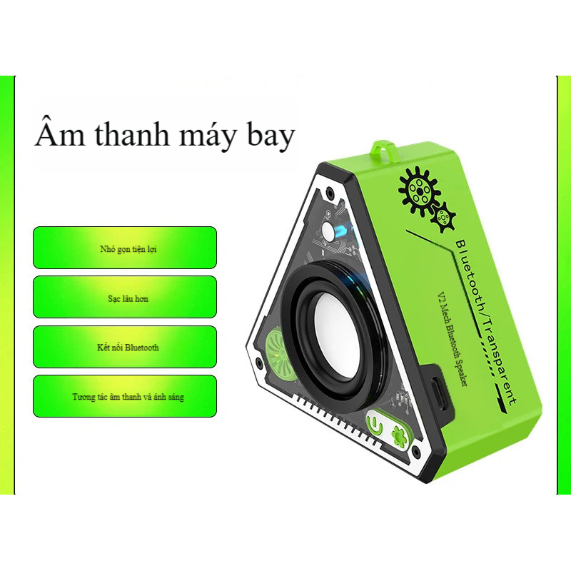 Loa Bluetooth V2 tùy chỉnh Cool Mecha Loa Bluetooth không dây ngoài trời Loa siêu trầm di động Âm th