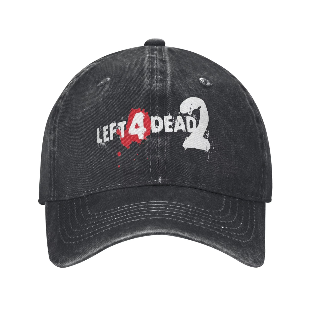 Unisex Left 4 Dead 2 Squad Mũ in hình Mũ bóng chày Cotton lỗi thời cổ điển