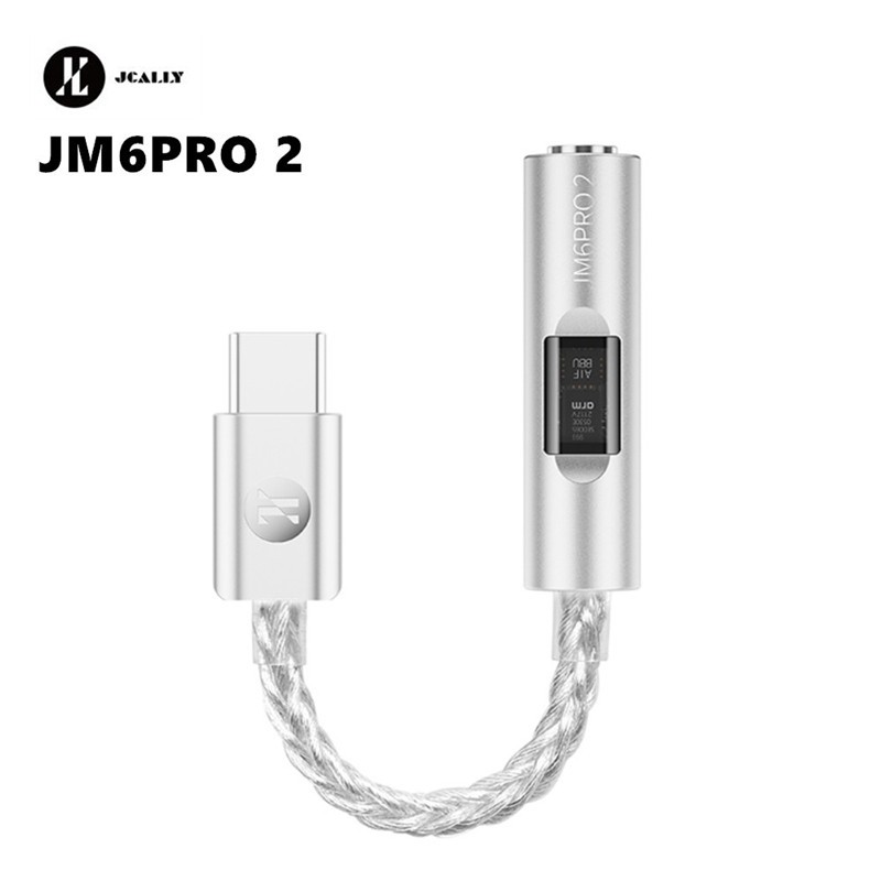 JCALLY JM6Pro 2 Type-C sang 3.5mm Dual DAC CX31993 MAX97220 Bộ khuếch đại tai nghe âm thanh kỹ thuật