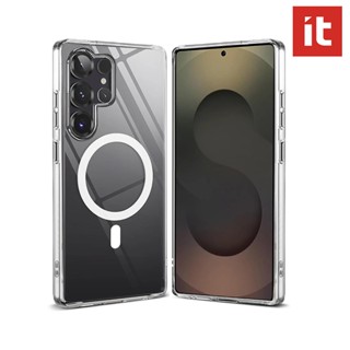 [IT] Từ tính cho Samsung Galaxy S26 S25 S24 S23 S22 Ultra chống nước, [Tương thích an toàn Mag] Ốp chống sốc cho Galaxy S26 Ultra, trong suốt