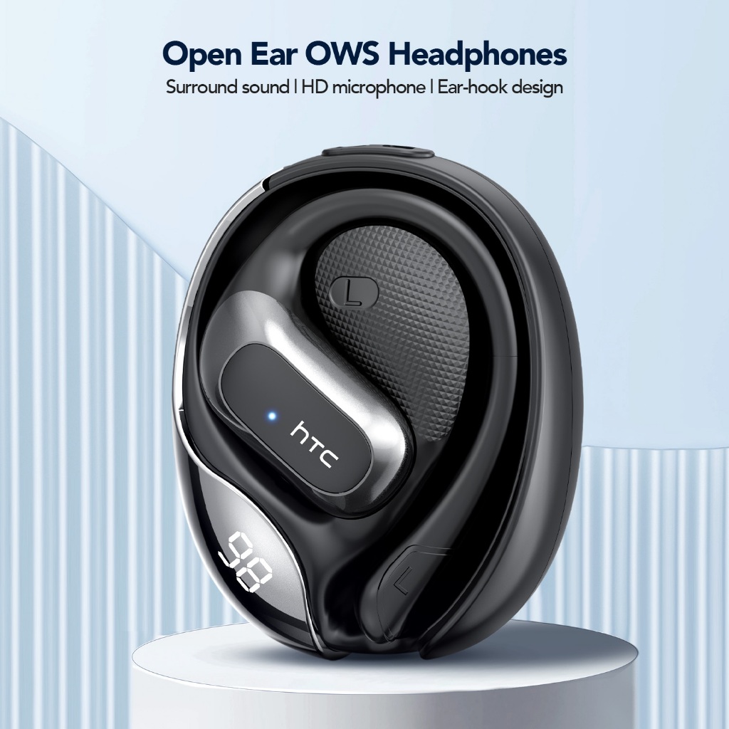 Tai nghe Bluetooth HTC NE21 OWS 6.0 AI Dịch Tai nghe 360° Tai nghe không dây khử tiếng ồn ACS