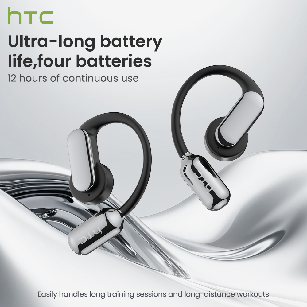 HTC NE50 Tai nghe dịch thuật AI Bluetooth 6.0 4 pin thay thế Thời lượng pin dài Điều khiển cảm ứng Cuộc gọi thoại HD Có micro | BigBuy360 - bigbuy360.vn