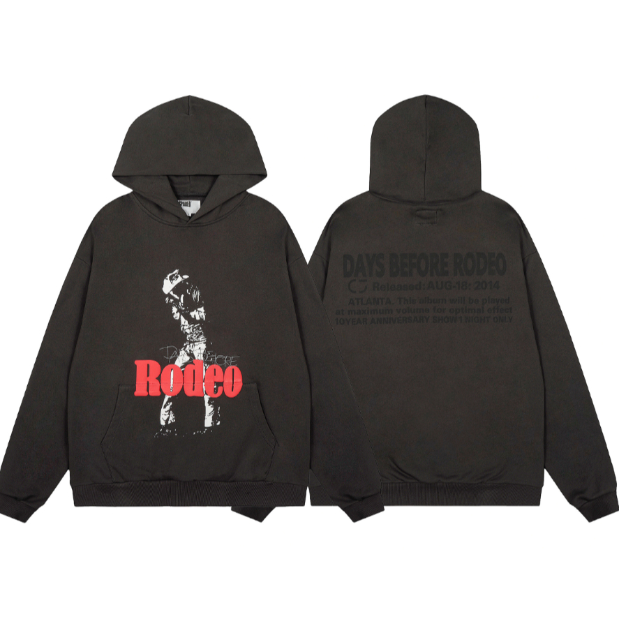 Áo nỉ có mũ trùm đầu in hình SP5DER thời trang