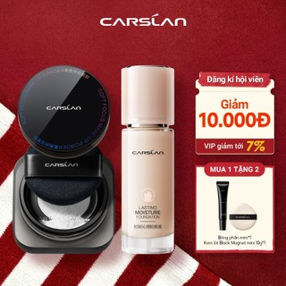  【Combo Carslan Kem nền Lasting lâu dài 30g + Phấn phủ Black magnetic 8g 