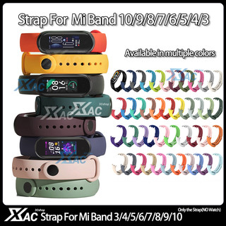  Xiaomi Mi Band 5 6 7 8 9 Dây đeo 3 4 Vòng đeo tay silicon Vòng đeo tay Xiaomi Mi Band 5 6 Mi5 Miband 10 Dây đeo cổ tay màu hồng Xiomi Mi Band 3   4   5   6 