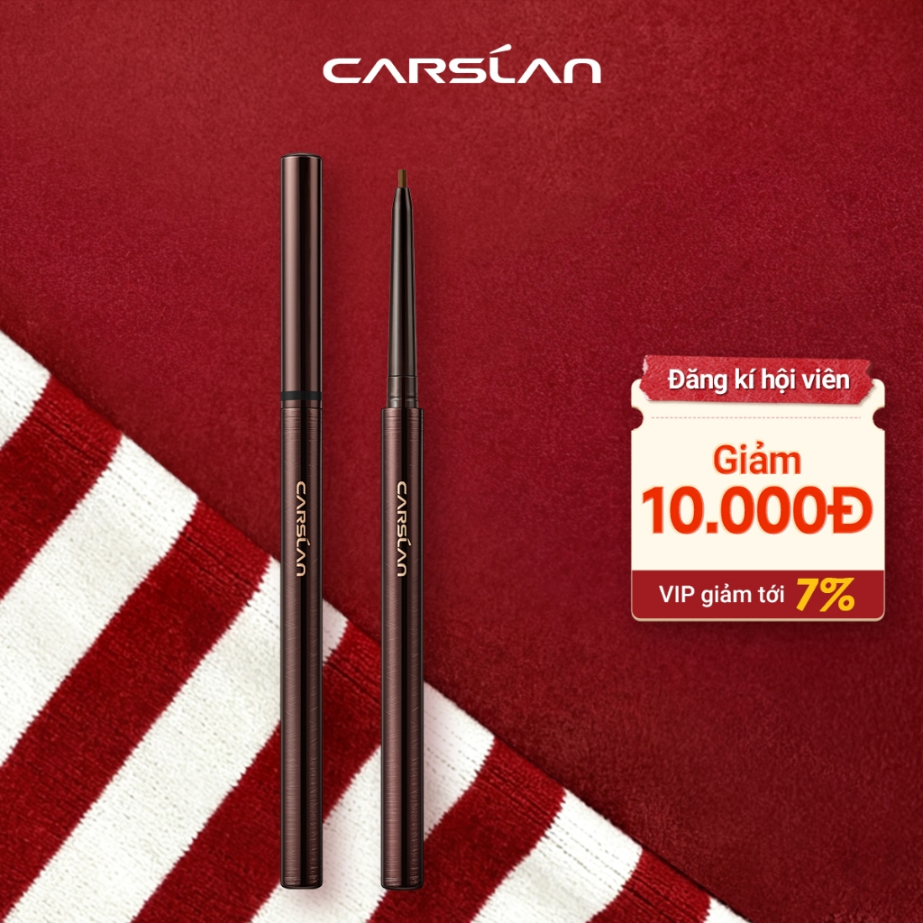 Chì Kẻ Mắt Dạng Gel Carslan Mềm Mại Màu Đen Lâu Trôi Không Bị Mất 0.05g