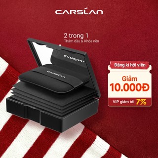  Giấy thấm dầu Black Magnet Carslan 2 trong 1 Thấm dầu Cố dịnh lớp makeup 150 tờ 