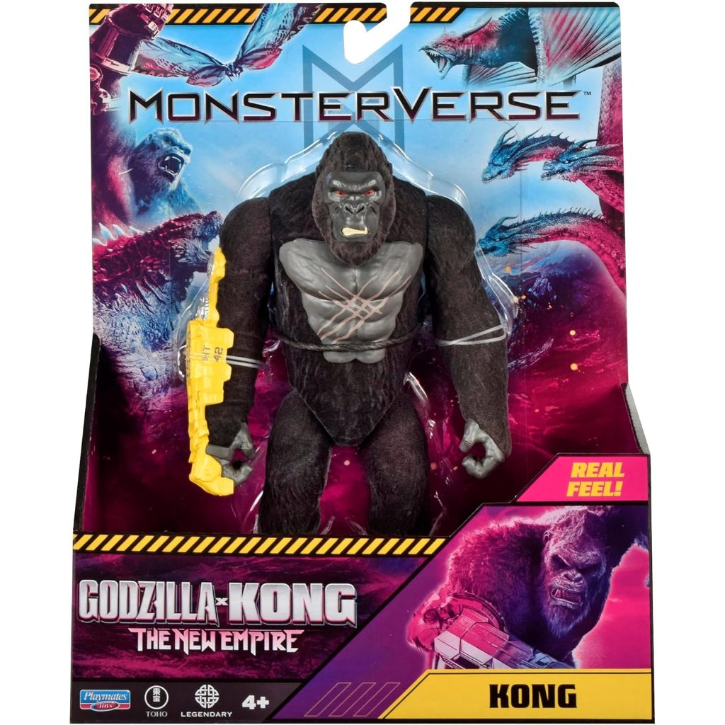 MonsterVerse - Godzilla x Kong, Hình khớp nối, 15 cm, Model Kong Real Feel