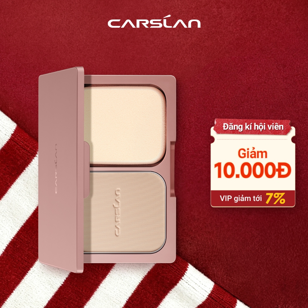 Phấn Nén Trang Điểm Kiểm Soát Dầu Carslan 9g