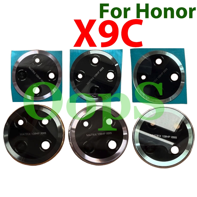 Vỏ Ống Kính Máy Ảnh Có Khung Dành Cho Honor X9C BRP-NX1 Phía Sau Camera Ống Kính Kính Keo Dán Phần