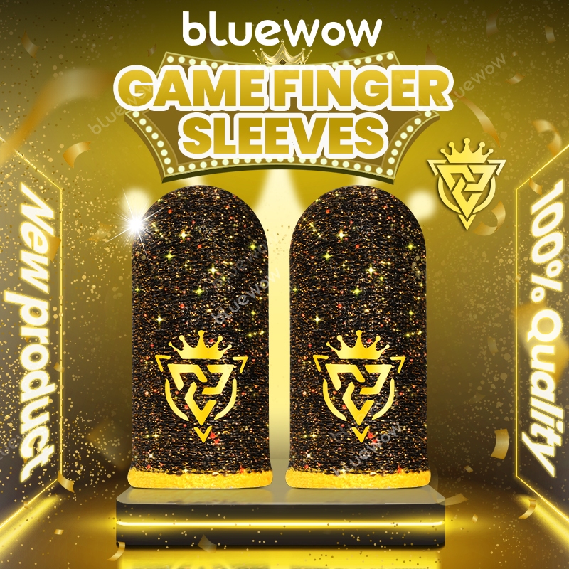 Chơi game tay cầm ngón tay BlueWow King cho trò chơi di động PUBG Găng tay ngón tay siêu mỏng và bền để chơi game