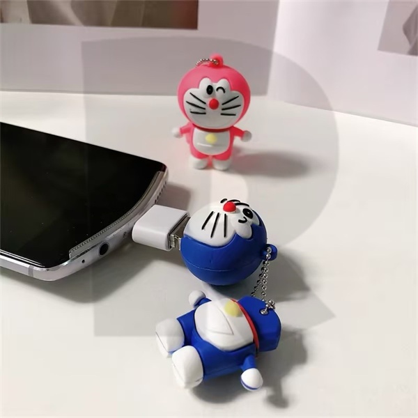Tùy Chỉnh Silicone Doremon U Disk 1GB 2GB 4GB 8GB 16GB 32GB 64GB 128GB 2TB Máy Tính Sáng Tạo Memroy 