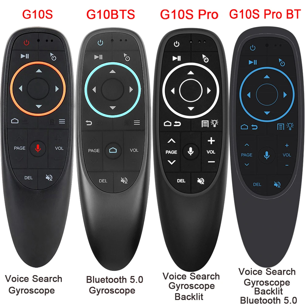 G10S G10SPRO G10BTS G10SPROBT Chuột Không Khí Điều Khiển Từ Xa Bằng Giọng Nói Cho Android TV Box PC
