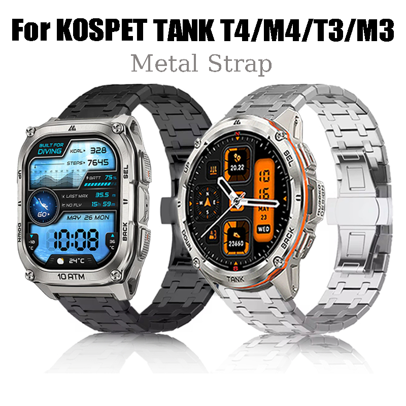 Dây Thép Không Gỉ Cho KOSPET TANK T4 / M4 Dây Đeo Kim Loại Sang Trọng Cho KOSPET TANK T3 / M3 / T3 U