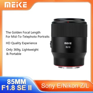  Meike 85mm F1.8 AF Auto Focus Prime Focus Full Frame Lens cho Fuji XF Fujifilm X Sony E Canon EF M EOS M RF L Mount Nikon Z Mount Camera 