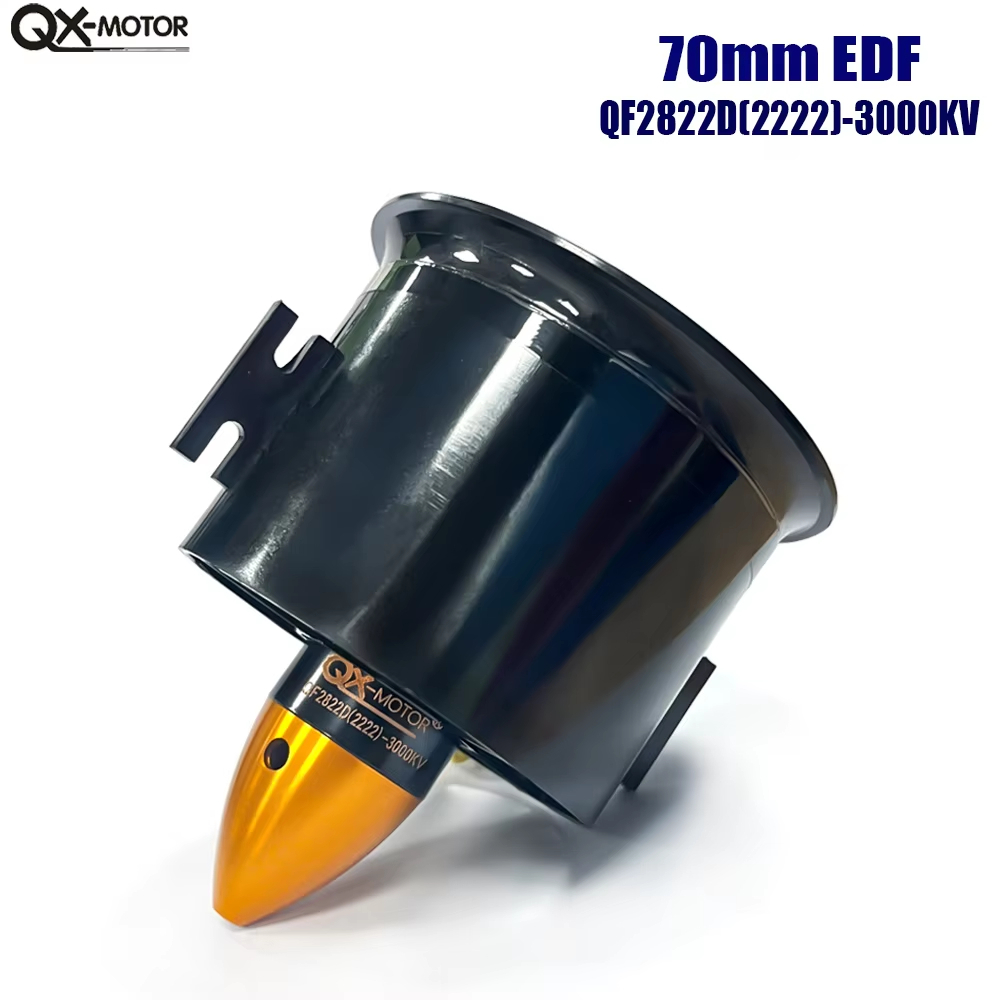 Quạt ống 6 cánh QX-MOTOR 70mm EDF với động cơ không chổi than QF2822 3000KV CHO FMS / FREEWING Phần 