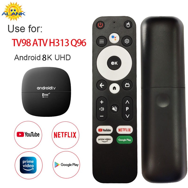 ALANK Remote Điều khiển tương thích với YouWei-Mi 4K TV Box Phụ tùng Android 4K TV Box Điều khiển  b
