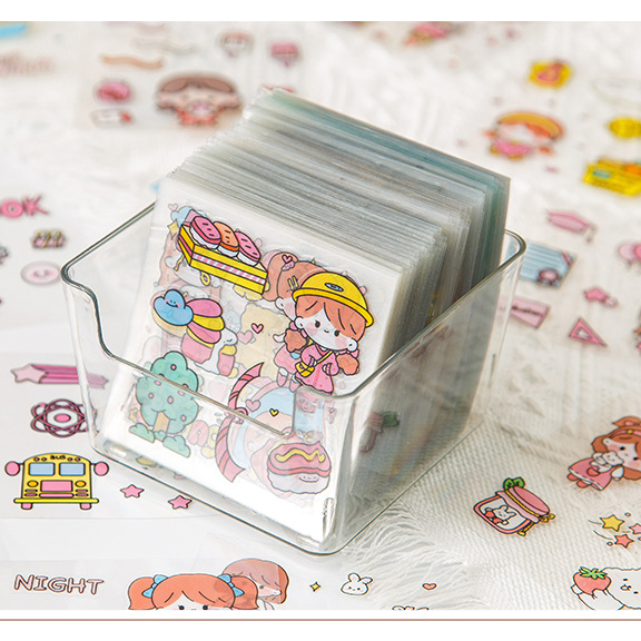 10 Miếng Dán Hoạt Hình Với Nhiều Họa Tiết Thú Cưng Trong Suốt 6Cm * 6Cm | BigBuy360 - bigbuy360.vn