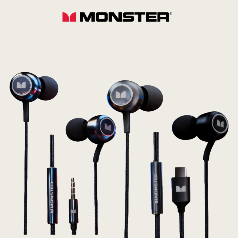 Monster Tai Nghe Trong Tai SG10 HiFi Siêu Trầm Khử Tiếng Ồn Tuyệt Vời Âm Thanh Mạnh Mẽ Cho Chơi Game